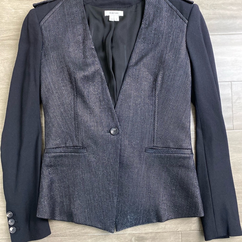 Helmut Lang‎ blazer black size 0